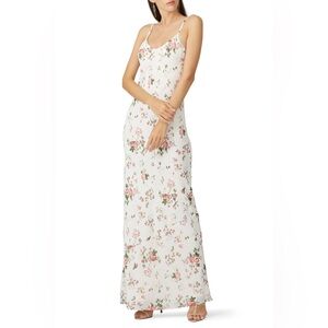 nwt Reformation Germain in Rose Floral Maxi Dress Size xs